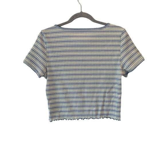 American Eagle Outfitters Cropped Shirt Large - Picture 2 of 5